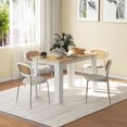 thumbnail image 2 of HOMCOM 47" Modern Dining Table for 4-6 People with Wood Effect, Oak, 2 of 10