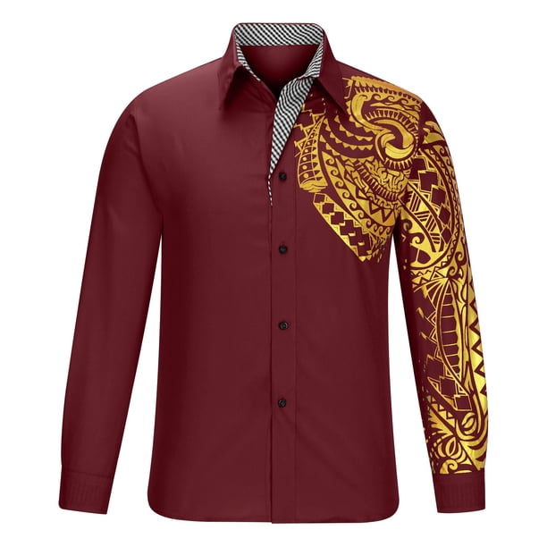 all over print dress shirt Eins Ascension Lilac Shirt