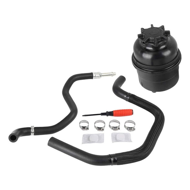 Conjunto de línea de manguera y Depósito de líquido de dirección asistida Sunnimix negro Estilo B