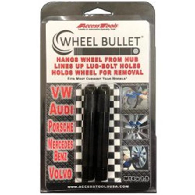 Access Outil WB2-1415BLACK 14 x 1.5 Roue Bullet&44; Pack de 2