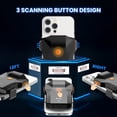 thumbnail image 5 of Escáner de código de barras Eyoyo 2D con Bluetooth y abrazadera trasera, escáner QR 1D de mano, lector de código de barras inalámbrico 2,4 G para iPhone, Android, iOS, 5 of 5