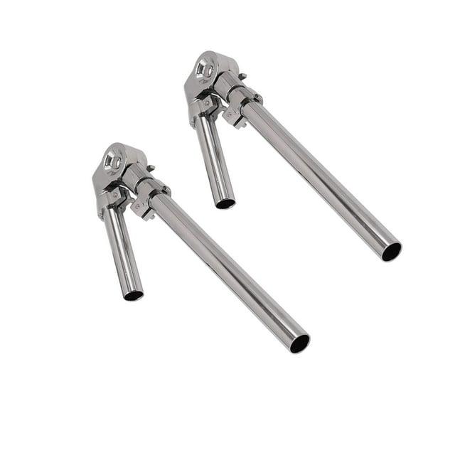 ZheElen Stable Tom Holder Stand Drum Set Mount Durable Metal Accessory For Bass Drum Players And Musicians With Stable Support 2 pcs 30cm