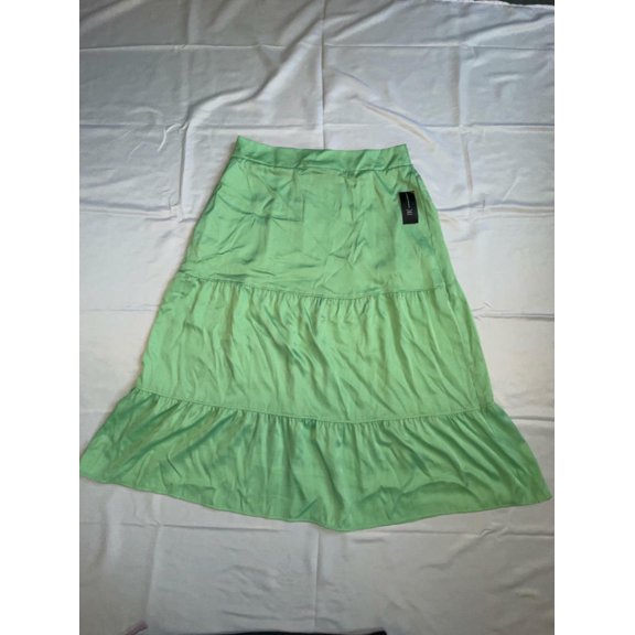 MSRP $80 Inc International Concepts Tiered Skirt Green Size XL