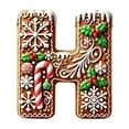 thumbnail image 2 of Hbdhejl 26 Alphabet Ornaments For Christmas Tree Candy Cane Initial Letter M Pendant With Berries Pattern Mini Hanging Decorations For Party Diy, 2 of 4