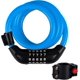 thumbnail image 1 of Candado de bicicleta de 120 cm con combinación numérica de 5 dígitos para bicicleta, vehículo eléctrico, motocicleta, maleta con ruedas, cerradura de puerta, color naranja, 1 of 5