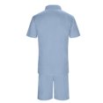 thumbnail image 6 of Short Sets for Men Short Sleeve Quarter Zip Polo Shirt and Bermuda Shorts 2 Piece Matching Set Beach Outfit Set, 6 of 6