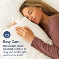 thumbnail image 6 of CGK Linens Extra Soft Pillowcases Set of 4 - King Size Hotel Luxury Breathable & Cozy 4-Piece Pillow Covers, Off White, 6 of 7