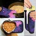 thumbnail image 5 of Yayeee Oven Mitts and Pot Holder Set of 4 Heat Resistant Kitchen Gloves Baking Hot Pad, White Cat Walking, 5 of 5