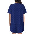 thumbnail image 3 of Xecao Navy Blue print Swimsuit for women, Summer-ready, sporty style.Quick-dry fabric. Many sizes & colors., 3 of 9