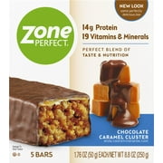 Zoneperfect Bar Zone Chocolate Caramel Cluster 5 Pack
