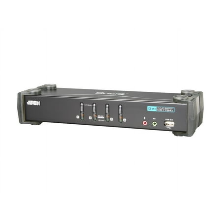 UPC: 0672792001987 | 4PORT DVI KVMP WITH USB 2.0 PERIPHERAL SHARING