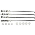 thumbnail image 3 of 4-Pack W10780048 Washer Suspension Kit Replacement for Part Number AP5971398 Washer - Compatible with W10257088 Washing Machine Suspension Rods, 3 of 3