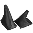 thumbnail image 2 of PU Leather For Opel Corsa C 2000 2001 2002 2003 2004 2005 2006 Gear Shift Knob Gaiter Boot Cover w/Parking Handbrake Cover, 2 of 6