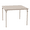 Beige - Only Table, variant on Folding Card Table, Portable Square Card Table, Foldable Activity Tables with Upholstered PU Leather Tabletop for Indoor Outdoor Use, Space-Saving, No Assembly Required, Only Table