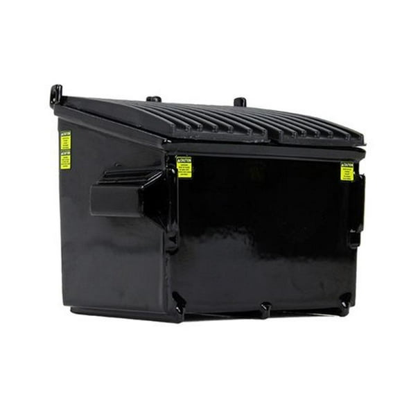 First Gear 90-0533 1-34 Scale Refuse Trash Bin Diecast Model - Black
