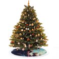 thumbnail image 3 of How to Train Y×our Dra×gon Christmas tree skirt, Christmas tassel vintage tree skirt with pattern for Christmas tree Christmas party decoration, 3 of 5