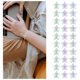 thumbnail image 5 of Aproximadamente 400 cuentas espaciadoras acrílicas, cuentas de estrella con agujero para hacer joyas., 5 of 6