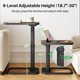 thumbnail image 2 of Mesa auxiliar para TV Kitstorack con altura ajustable de 48 a 76 cm, 2 of 9