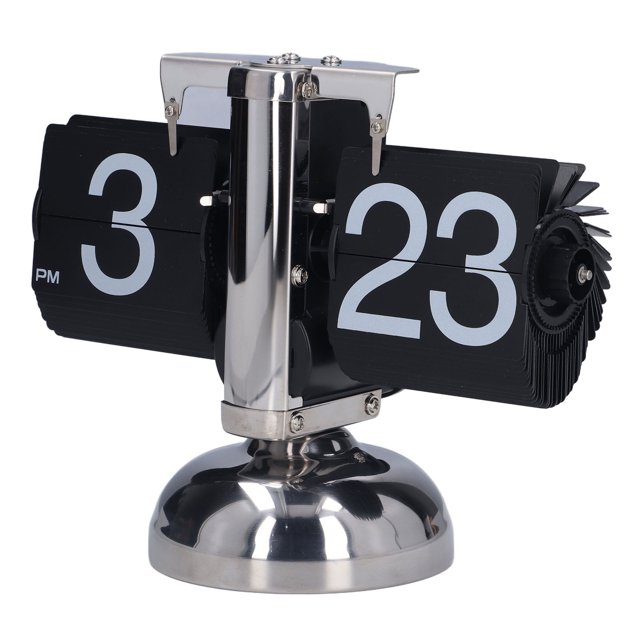 Flip Desk Clock, Cold Heat Resistant Unique Fashionable Flip Clock Quartz Movement For Office For Home Decoration For Gifts