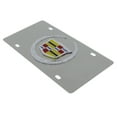 thumbnail image 3 of Cadillac Logo License Plate (Silver On Chrome), 3 of 3