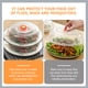 thumbnail image 5 of 4 tapas para alimentos, antisalpicaduras y para microondas., 5 of 6