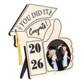thumbnail image 2 of Zoxiy Graduation Wooden Frame,Graduation Photo Frame,Graduation Gifts Ideas For Desktop Display,2026 Graduate Picture Frame With Tassel Holder,Class Of 2026 Wooden Graduation Frame,5.9"x3.9", 2 of 9