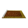 thumbnail image 2 of Ahgly Company Machine Washable Indoor Rectangle Persian Yellow Traditional Area Rugs, 8' x 12', 2 of 4