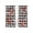 Black, variant on Christmas Cardinal Sheer Curtains 72 Inch Length 2 Panels Set, Winter Xmas Bird Branch Black White Plaid Voile Window Treatment Curtains Sheers Drapes for Bedroom/Living Room/Kitchen 52"x72"x2