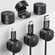 thumbnail image 1 of Soporte organizador de cables magnético UGREEN, paquete de 6, negro, 1 of 8