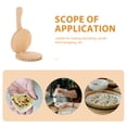 thumbnail image 4 of Prensa de tortillas, piel de Dumpling de madera, cocina, prensa de tortillas de madera, prensador de masa, 4 of 8