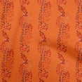 thumbnail image 1 of oneOone Coton Soie Tissu Orange Feuilles Matériel de Couture Tissu Imprimé au Mètre 42 Pouces de Large, 1 of 4