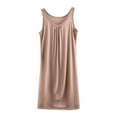 thumbnail image 5 of Sakmal Cute Moo Moo Tank Nightgown for Women Long Cotton Yellow Nightshirt Sleeveless Plain Sleep Tanks for Women, 5 of 5