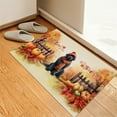 thumbnail image 3 of Happy Thanksgiving Newfoundland Give Thanks Fall Beanie Scarf Welcome Doormat Newfie Dog Lover Gifts Indoor Outdoor Welcome Mat - 00020, 3 of 5