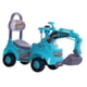 thumbnail image 5 of Vehículos de construcción, juguete de ingeniería, regalo de cumpleaños, pistas de carreras Azul, 5 of 9