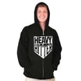 thumbnail image 3 of Heavy Hitter Baseball Fanatic Sports Men's Big & Tall Graphic Zip Up Hoodie Brisco Brands 2X, 3 of 5
