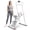 White, variant on GIKPAL Folding Stair Stepper Machine for Home Gym,Vertical Climber for Full Body Workout with Adjustable Handlebar & Pedals, Extended Step Range Design