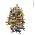 thumbnail image 3 of Large Parrot Chewing Toy - Bird Parrot Blocks Knots Tearing Toy Bird Cage Bite Toy for African Grey, Macaws Cockatoos, and a Variety of Amazon Parrots, 3 of 6