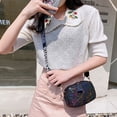 thumbnail image 4 of Women Girl Small Zipper Crossbody Bags Phone Purse Shoulder Messenger Bag Handbag WHITE, 4 of 8