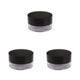 thumbnail image 3 of relayinert Powder Box Empty Case Makeup Tool Cosmetic Box Exquisite Lid Dustproof Black Multicolored Practical Compact Size Black 3Set, 3 of 6