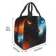 thumbnail image 3 of Easygdp Red And Blue Fire Cat Bolsa Térmica Premium - Tela Oxford Impermeable, Gran Capacidad, Bolsillo Frontal, Unisex para Trabajo, Escuela, Actividades al Aire Libre y Picnics, 3 of 8