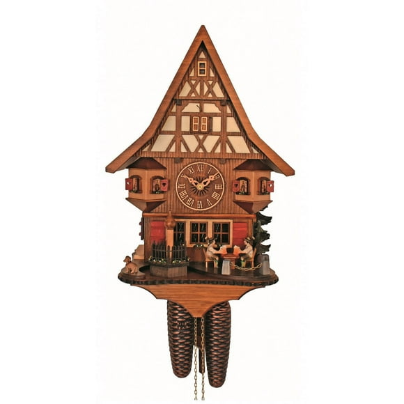 Cuckoo Clock House, Beer drinker, dog
