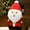 A, variant on A 40Cm Plush Santa Claus Doll Stuffed Christmas Toy Soft Cuddly Figure Holiday Decoration For Children