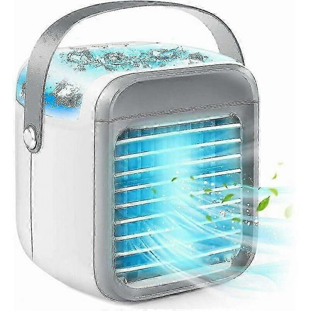 Mini Portable Air Conditioner, Small Personal Air Cooler, Small Home Office Fan, 3 Stage Quiet Cooling For Home, Office And Outdoor