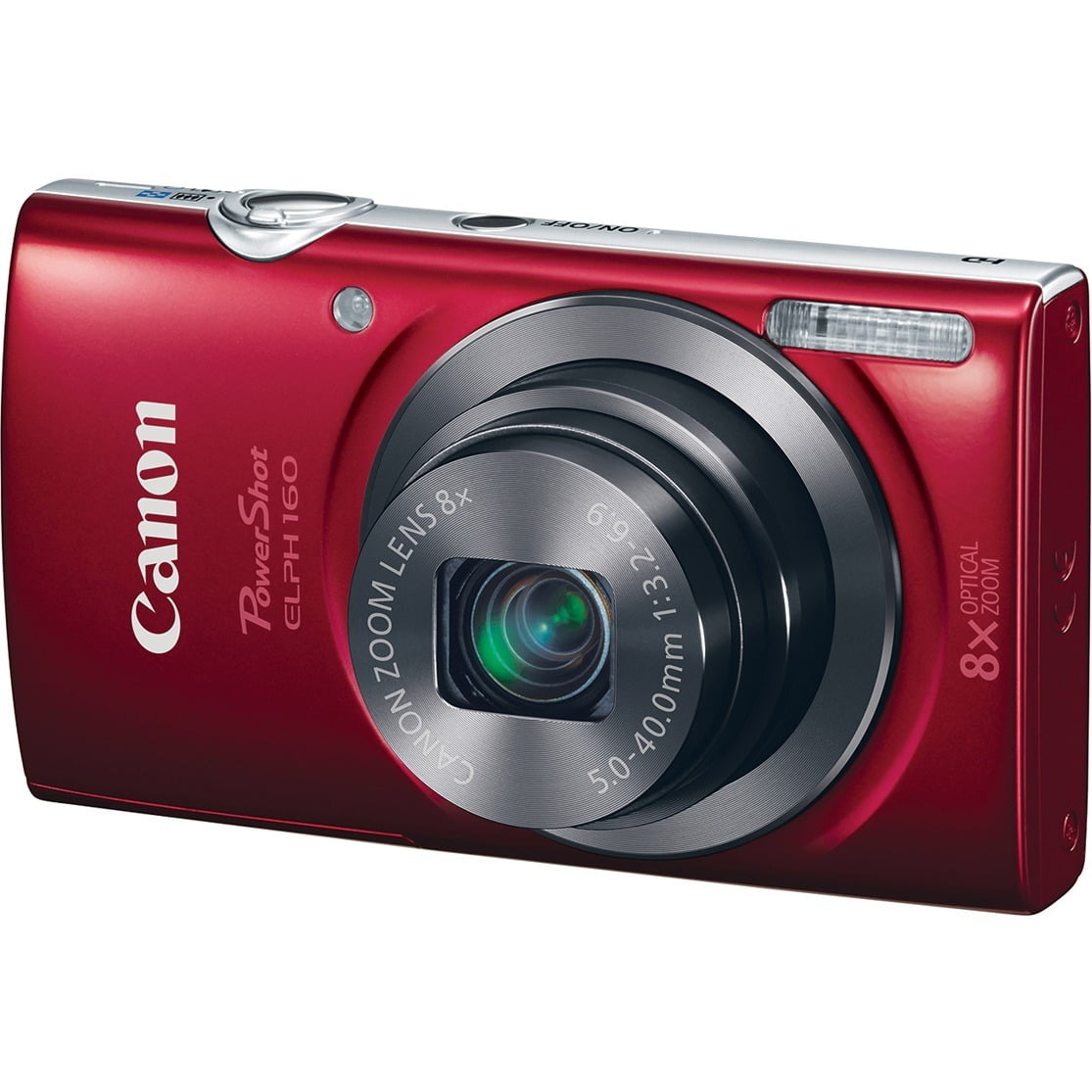 Canon PowerShot ELPH 160 20 Megapixel Compact Camera, Red