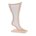 thumbnail image 1 of Runquan Jewelry Display Rack Wood Chain Stand Holder for Dressing Room Showcase Dorm White, 1 of 8