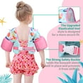 Giubbotto Galleggiante Gogokids Per Bambini 2-9 Anni - Costume Da Bagno Con Galleggiabilit&agrave;, Design Sirena Rosa