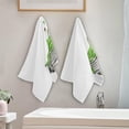 thumbnail image 3 of Easter Retro Truck Hand Towels 2 PCS, Eggs Feathers Floral Kitchen Towel Ultra Soft and Highly Absorbent,Decorative Fingertip Face Towel for Bathroom Hotel, 28.3"x14.4", 3 of 4
