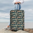 thumbnail image 3 of Lsque UAE Travel1 1 Printed Luggage Cover, Travel Luggage Protector,Scratch and Dirt Resistant, Fits 18-32 Inch Luggage - X-Large, 3 of 9