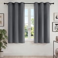 thumbnail image 1 of Blackout Cortinas para Recámara, Cortina Blackout Térmica Aislada 2 Paneles 42x63 Pulgadas, Cortinas Negras con Ojales, Reducción de Ruido, Ahorro de Energía y Cortinas sin Arrugas para Sala de Estar, 1 of 7