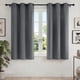 thumbnail image 1 of Blackout Cortinas para Recámara, Cortina Blackout Térmica Aislada 2 Paneles 42x63 Pulgadas, Cortinas Negras con Ojales, Reducción de Ruido, Ahorro de Energía y Cortinas sin Arrugas para Sala de Estar, 1 of 7